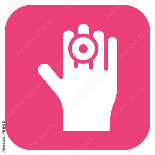 Finger Pain icon vector image. Can be used for Body Ache.