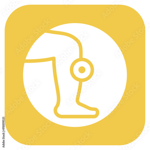 Stiffness icon vector image. Can be used for Body Ache.