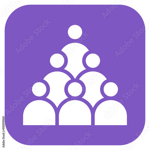 Crowd icon vector image. Can be used for Rock and Roll.
