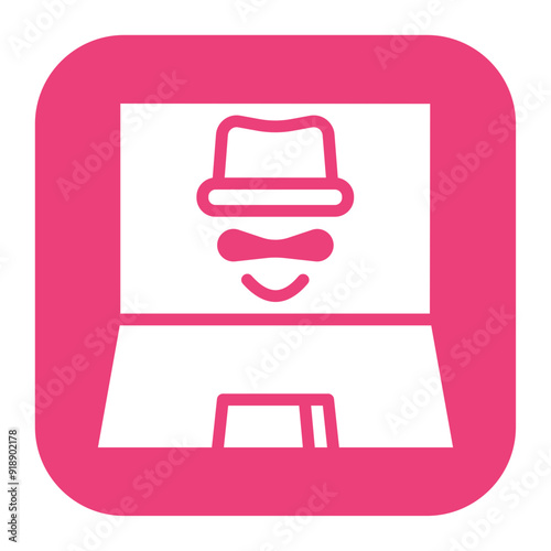 Hacker icon vector image. Can be used for Information Security.