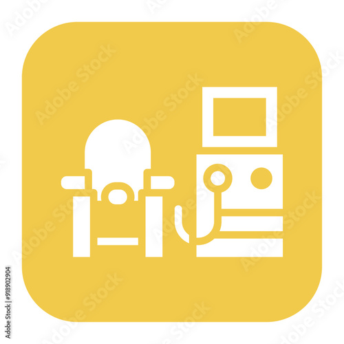 Kidney Dialysis Machine icon vector image. Can be used for Psychiatric Hospitals.