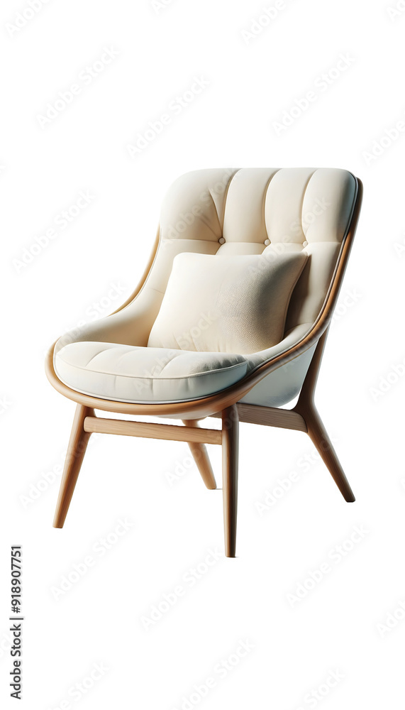 Sofa and chair isolated on transparent background Sofa and chair isolated on transparent background