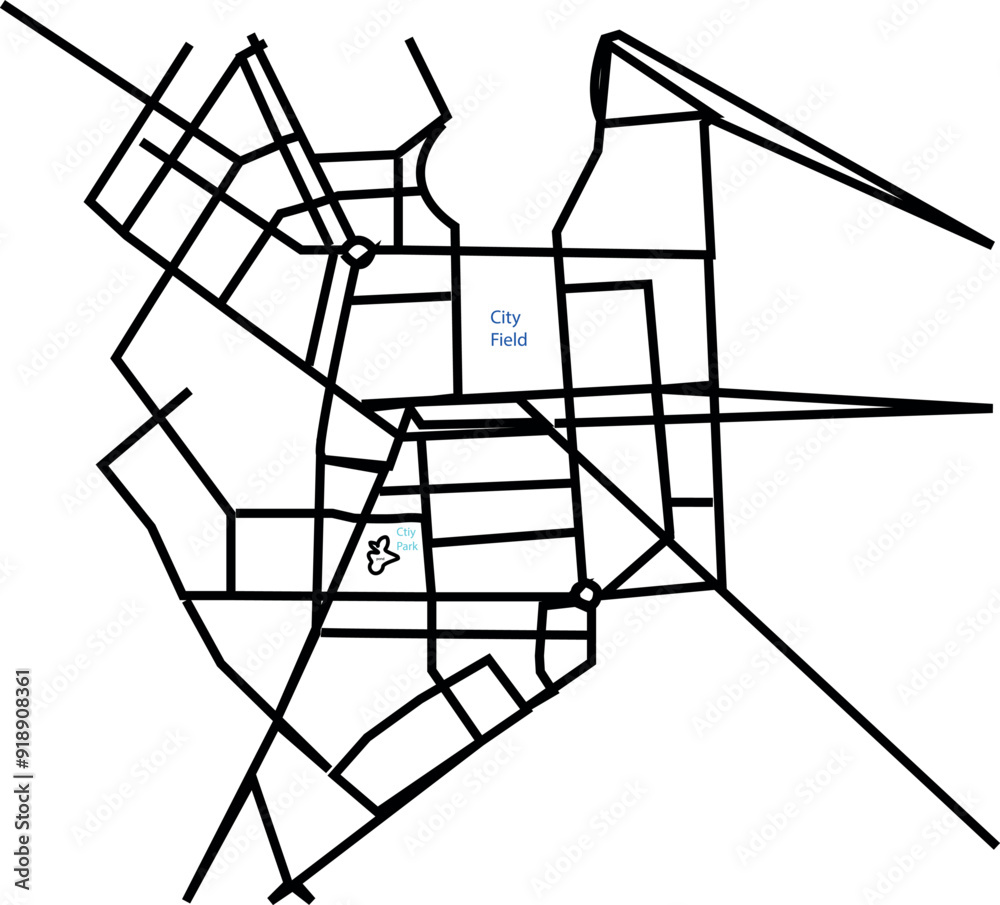 City map - vector scheme of roads ? Vector.eps City map - vector scheme of roads ? Vector.eps