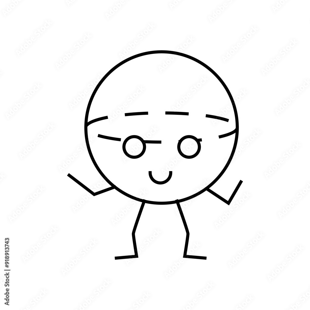 ball geometric shape character line icon vector. ball geometric shape character sign. isolated contour symbol black illustration ball geometric shape character line icon vector. ball geometric shape character sign. isolated contour symbol black illustration