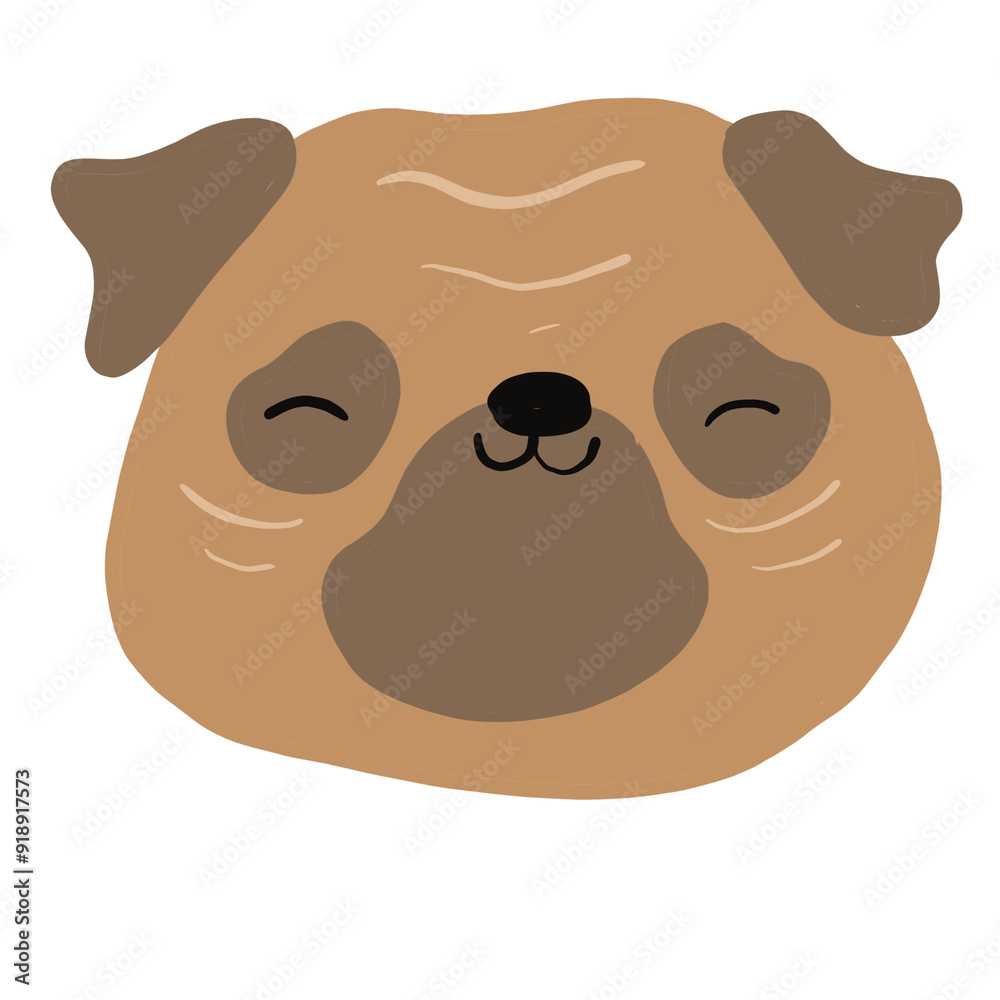 cute dog face illustration cute dog face illustration