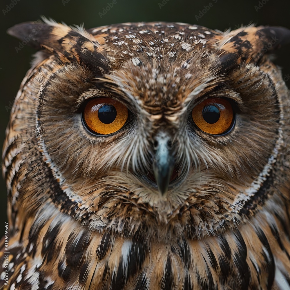 Portrait of an owl Portrait of an owl