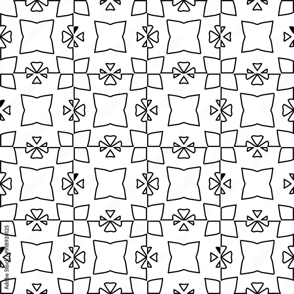 Vector pattern with symmetrical elements . Modern stylish abstract texture. Repeating geometric tiles from striped elements.Black and white pattern. Vector pattern with symmetrical elements . Modern stylish abstract texture. Repeating geometric tiles from striped elements.Black and white pattern.