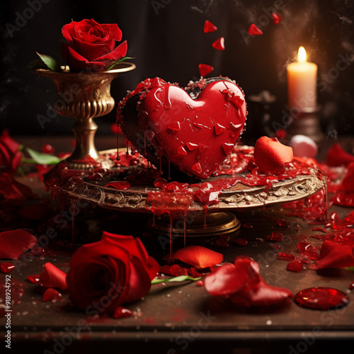 chocolate, Valentine's Day, gift, rose, love