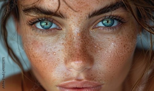 close up portrait of natural woman beauty sensuality,innocence.