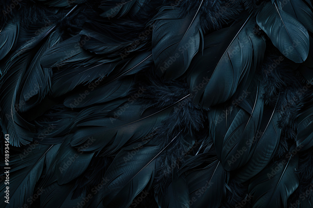 Fototapeta premium Generative ai on theme of beautiful texture bird feather for design natural abstract background
