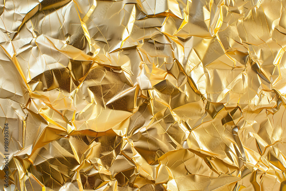 Generative ai on theme of beautiful texture metal creasy foil, design natural abstract background Generative ai on theme of beautiful texture metal creasy foil, design natural abstract background
