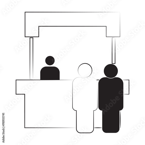 promo stand icon design eps 10