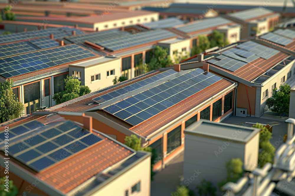 Generative ai on theme of solar cell panels in a photovoltaic power plant, eco renewable power Generative ai on theme of solar cell panels in a photovoltaic power plant, eco renewable power