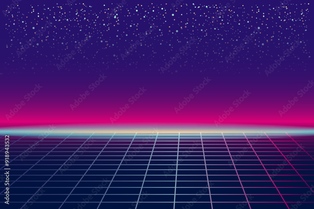 Synthwave retro banner vaporwave aesthetic background Synthwave retro banner vaporwave aesthetic background