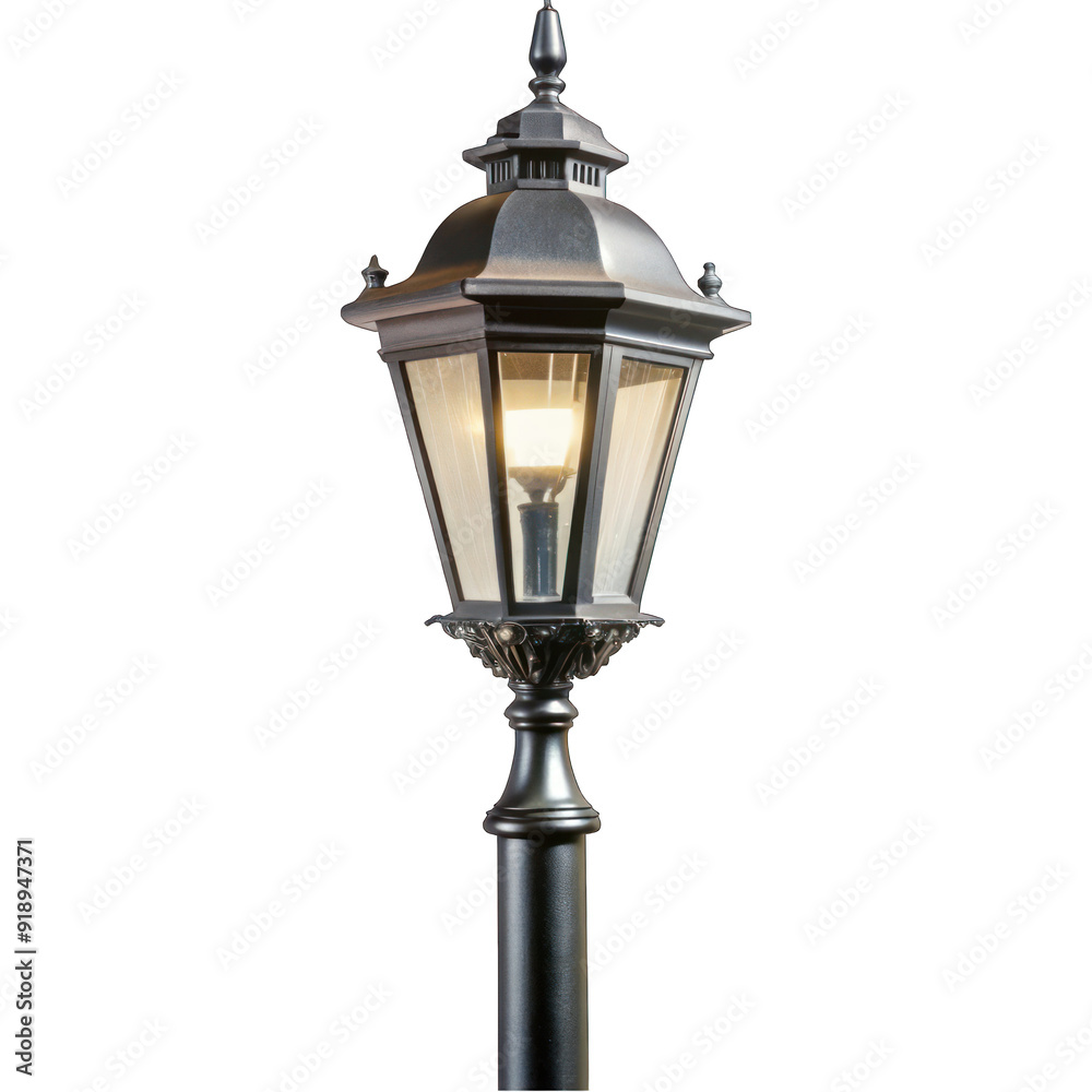 Street light isolated on transparent background Street light isolated on transparent background