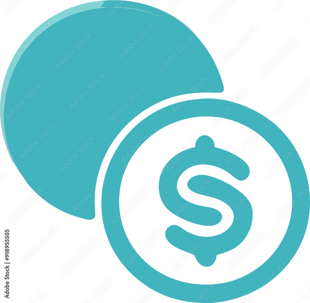 the token is available in your account icon, icon colored shapes gradient the token is available in your account icon, icon colored shapes gradient