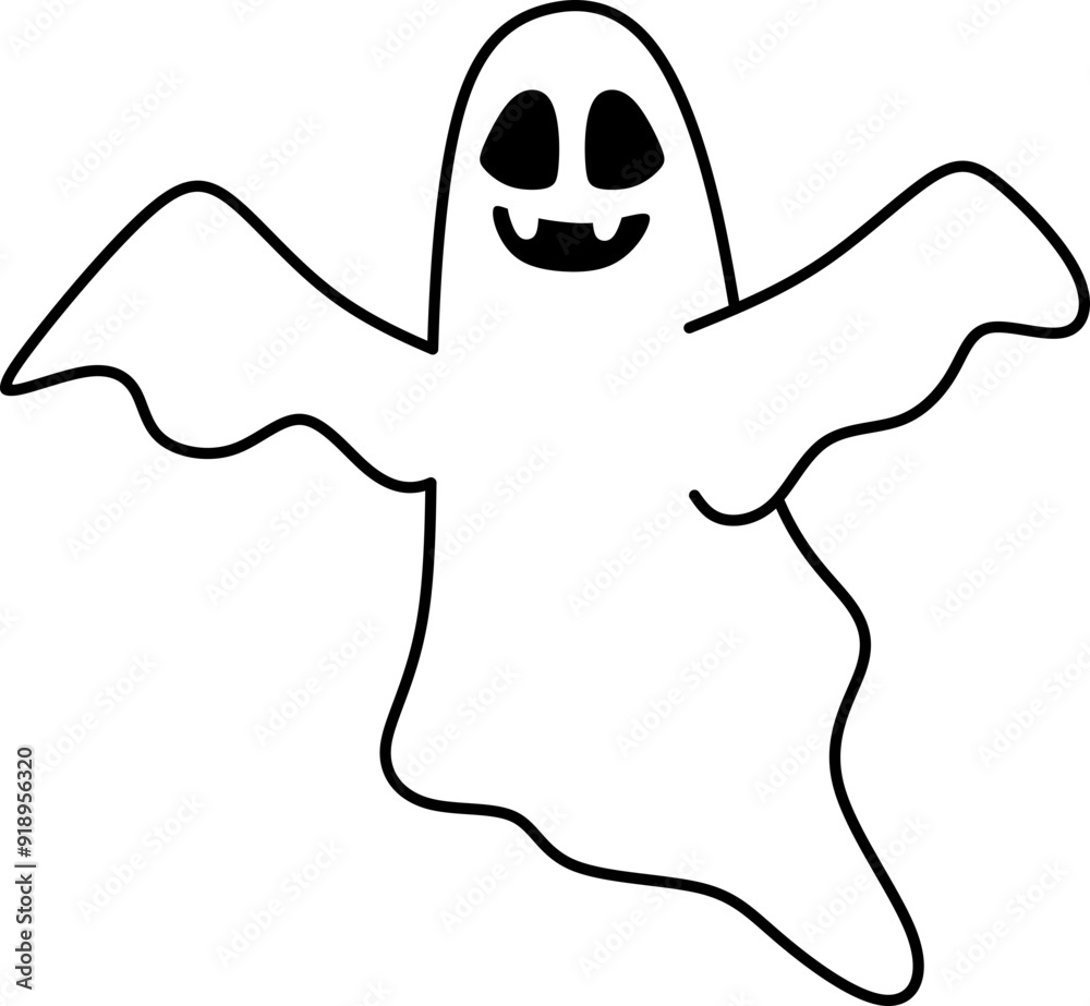 Simple Ghost Doodle Simple Ghost Doodle