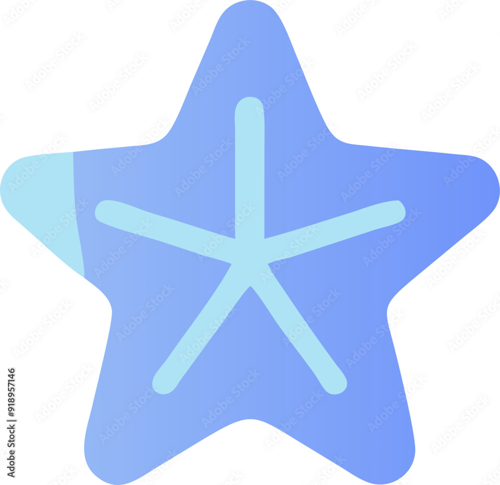 Fototapeta premium star, icon colored shapes gradient