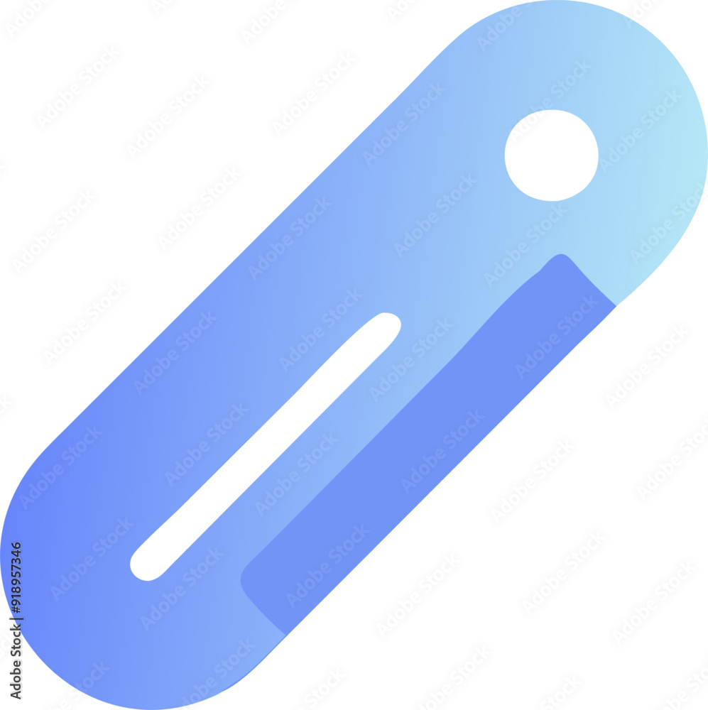 measuring, icon colored shapes gradient