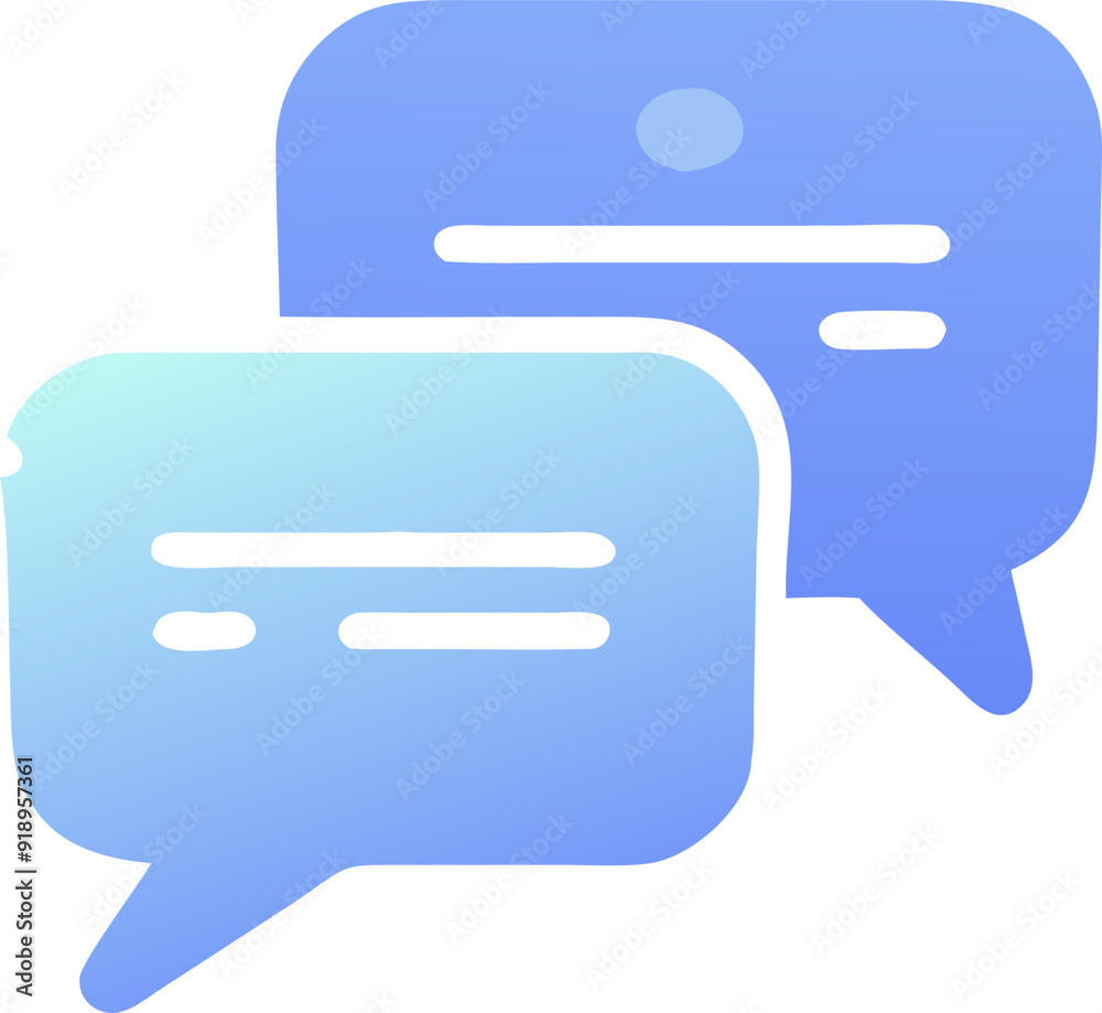 Fototapeta premium sms, icon colored shapes gradient