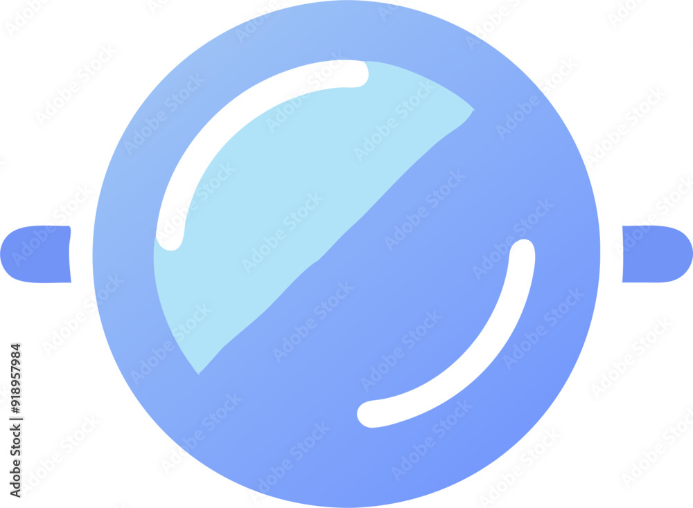 dish top view, icon colored shapes gradient dish top view, icon colored shapes gradient