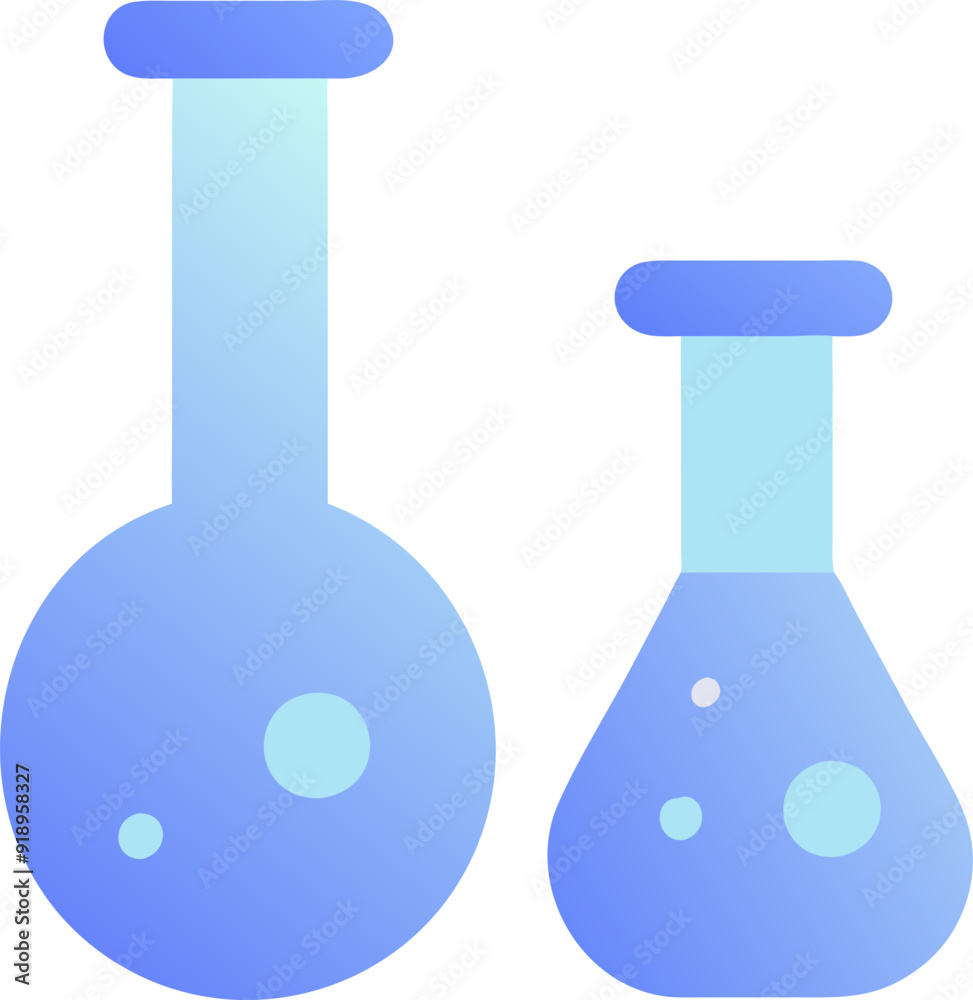 scientific symbols, icon colored shapes gradient scientific symbols, icon colored shapes gradient