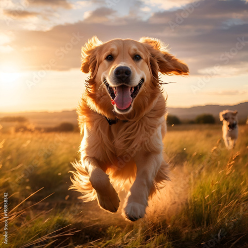 Running Labrador