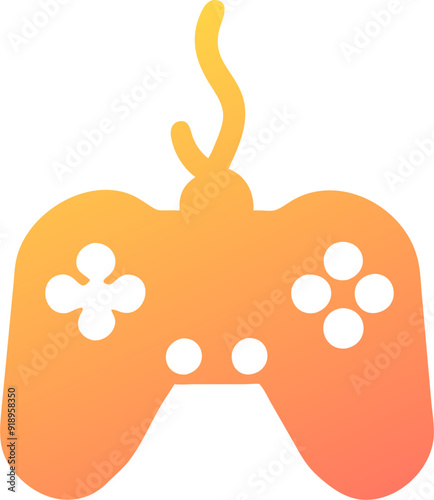 plenty of exciting games and other entertainment options, icon colored shapes gradient