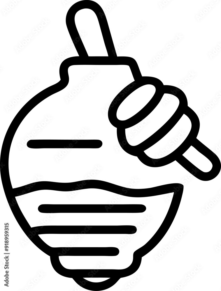 honey, icon outline honey, icon outline