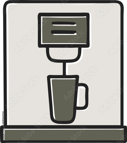 water dispenser, icon offset fill