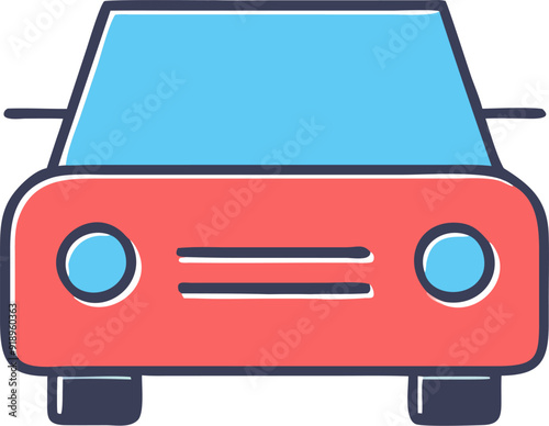 car, icon offset fill