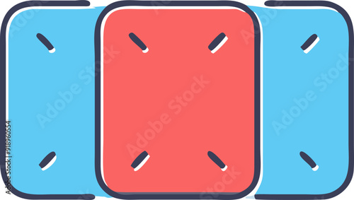 frame icon, icon offset fill