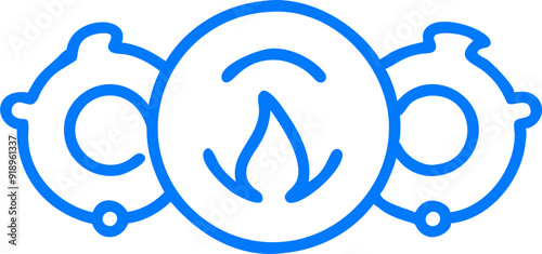 plumbers logo, icon outline