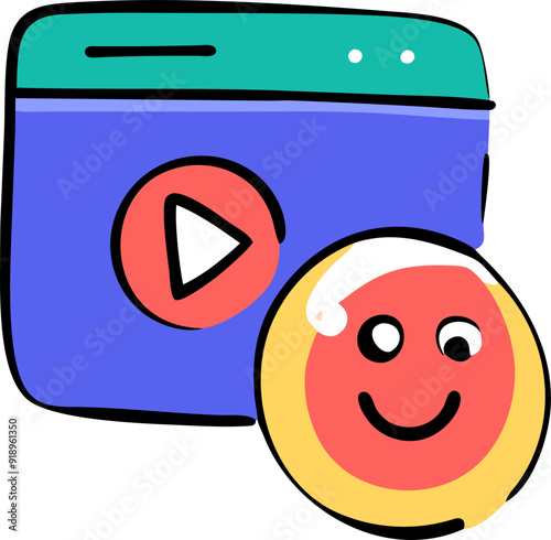 pagina web para descuentos, icon doodle offset fill