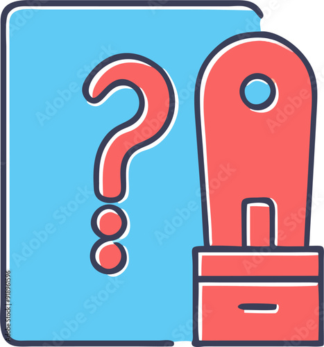 mystery, icon offset fill