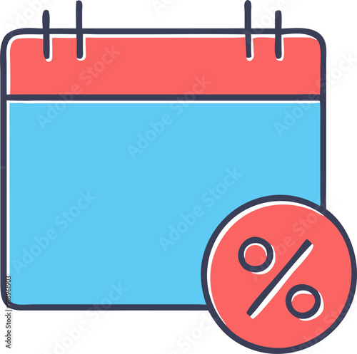 black friday, icon offset fill
