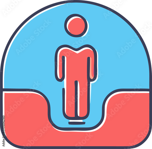 performance icon, icon offset fill