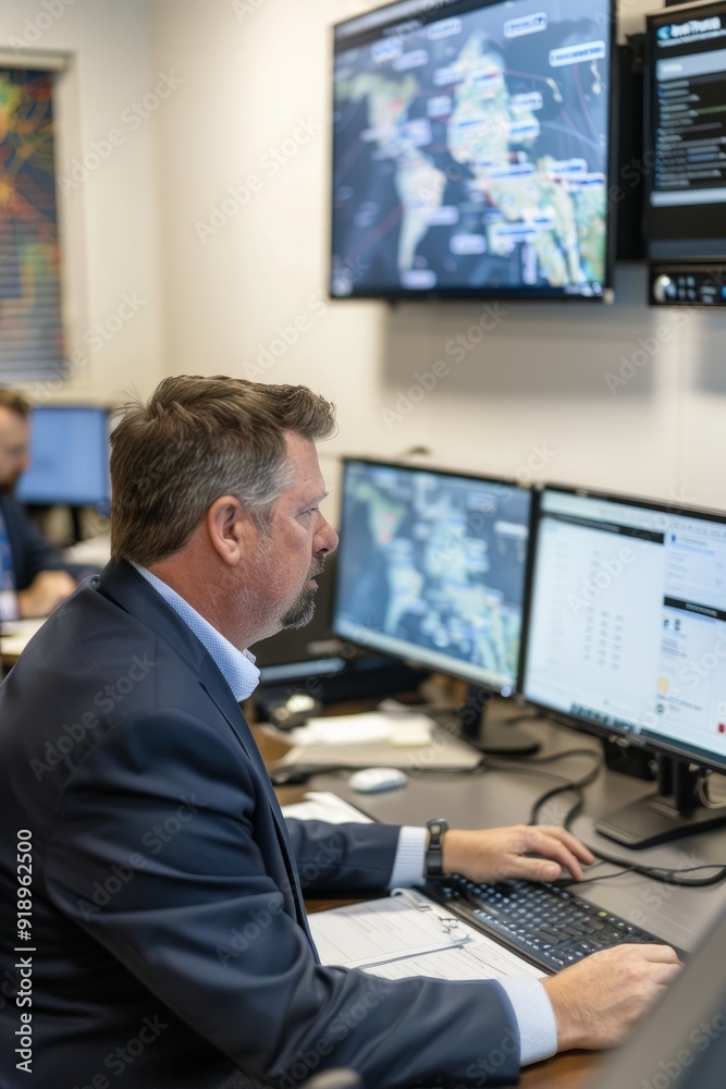 Professional Photography of the company implementing new crisis management protocols and procedures based on les, Generative AI Professional Photography of the company implementing new crisis management protocols and procedures based on les, Generative AI