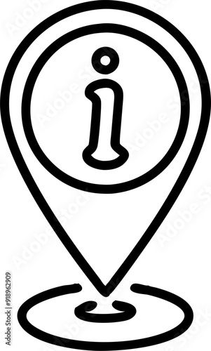 information icon, icon outline