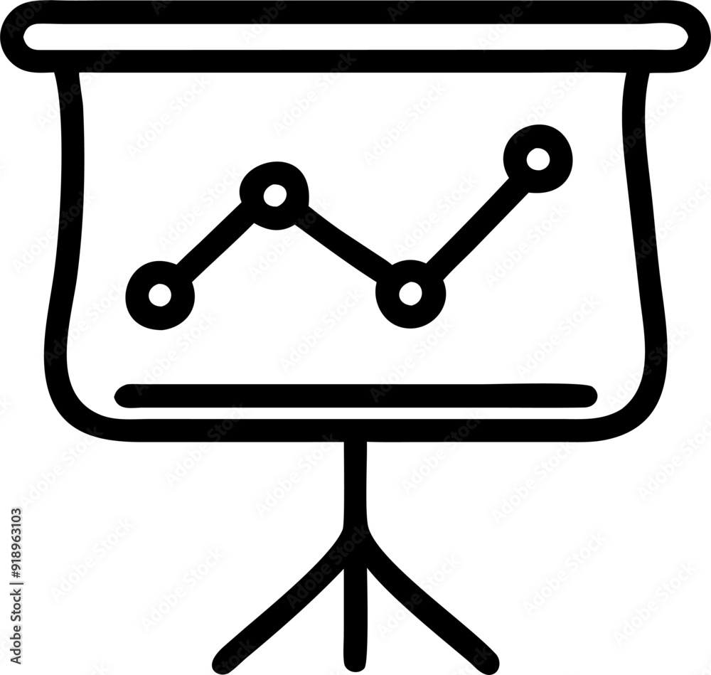 presentation, icon outline presentation, icon outline