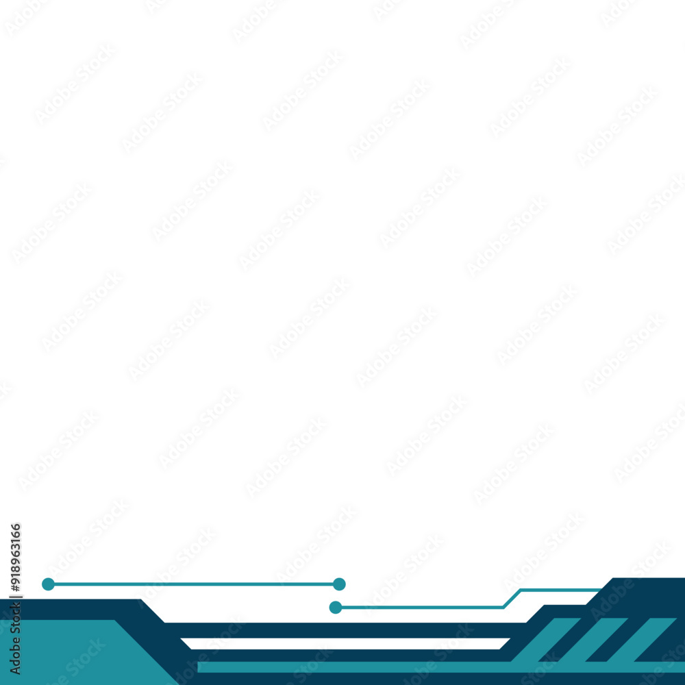 Futuristic Tech Footer Futuristic Tech Footer