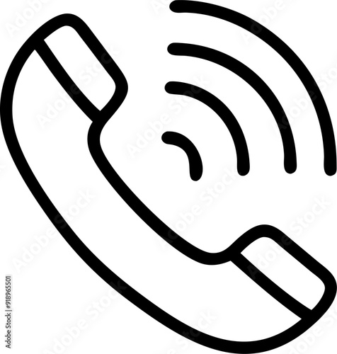 telefono, icon outline
