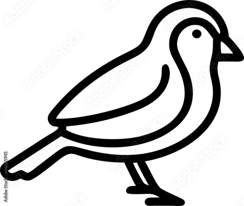 canary, icon outline