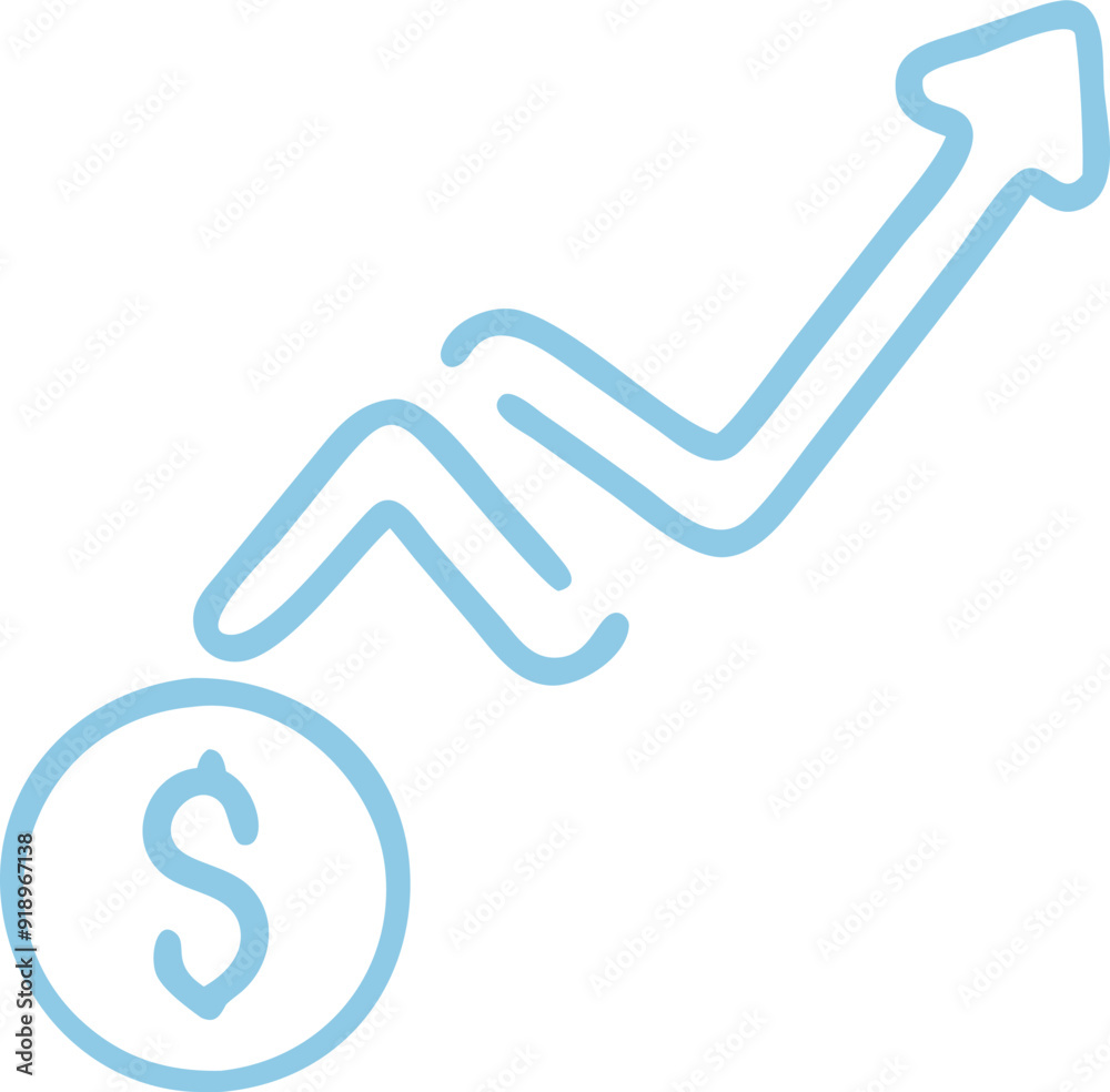 demand economics, icon outline demand economics, icon outline