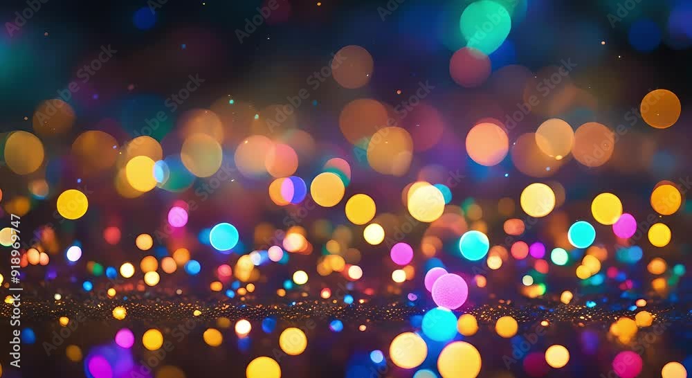 Shimmering Colorful Particles Shimmering Colorful Particles