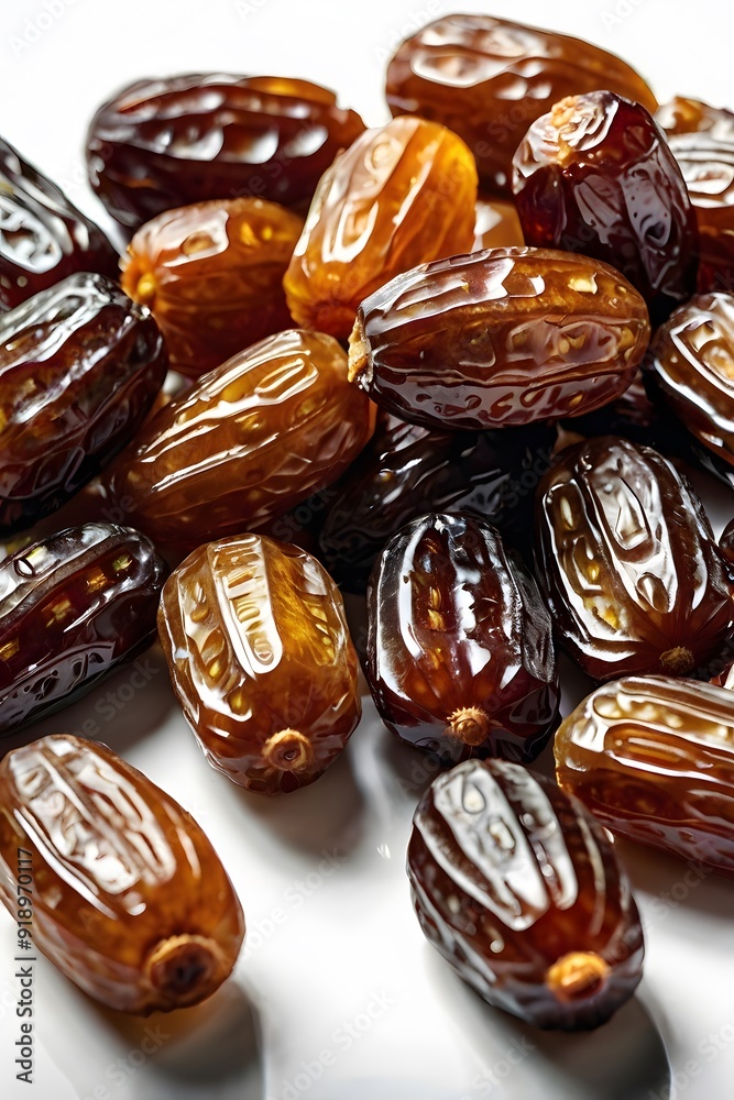 Still Life of Dates Elegant Avatars on White Background Still Life of Dates Elegant Avatars on White Background