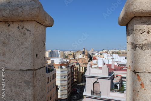 Quart Towers, fortified entrance to the city of Valencia, of medieval origin. photo