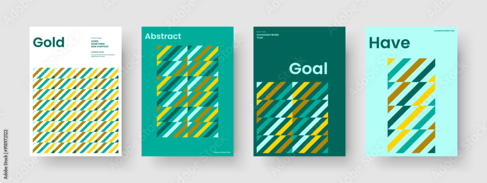 Obraz premium Abstract Book Cover Design. Isolated Brochure Template. Geometric Report Layout. Business Presentation. Banner. Background. Flyer. Poster. Brand Identity. Pamphlet. Journal. Newsletter. Advertising