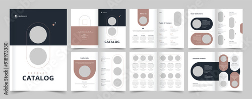 Modern Product Catalog, Brochure Design, Catalogue Template, Company Catalog, Beauty Product Catalogue