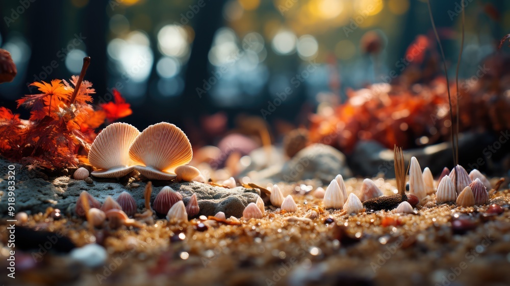 Fototapeta premium shell on the sand
